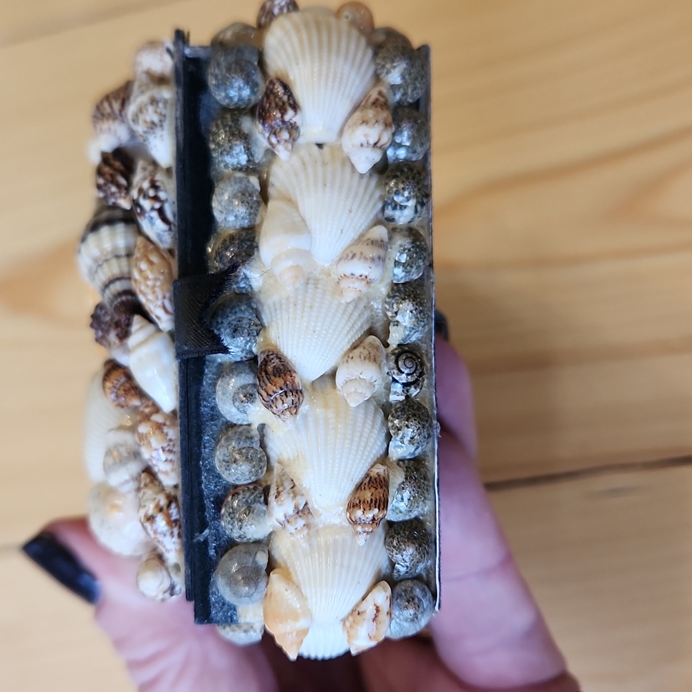 Sea Shell Box Trinkets Jewelry - Picture 5 of 12